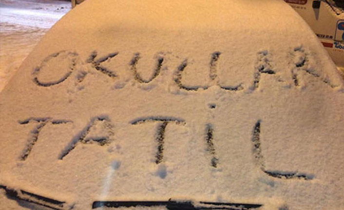 Trabzon'da 5 ilçede okullar tatil!