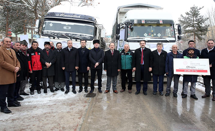 Bayburt'tan Suriye ve Yemen'e yardım eli