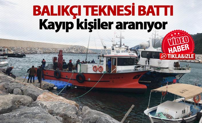 Balıkçı teknesi battı!