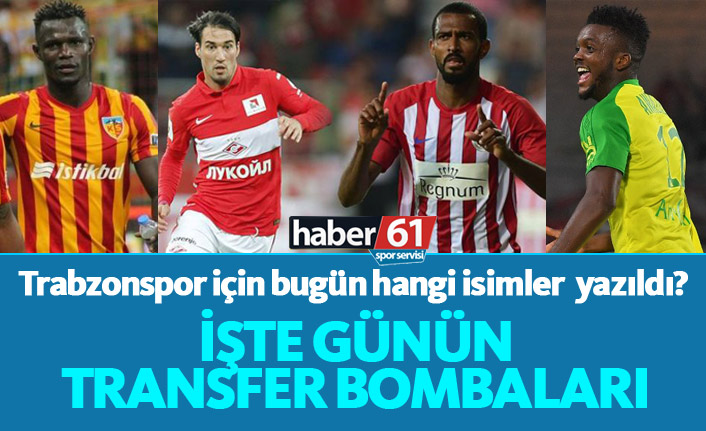 Trabzonspor transfer haberleri - 11.01.2019