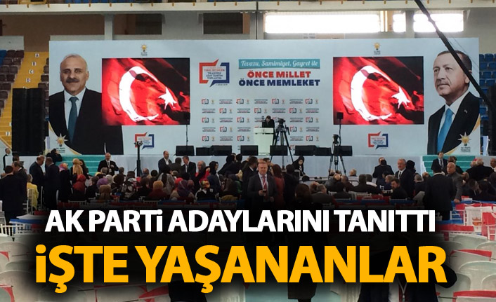 Cumhurbaşkanı Erdoğan Trabzon ilçe belediye başkan adaylarını açıkladı