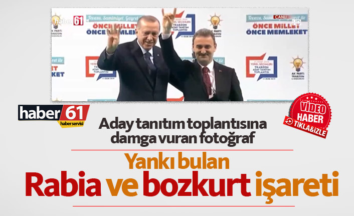 Erdoğan'dan izin aldı bozkurt işareti yaptı