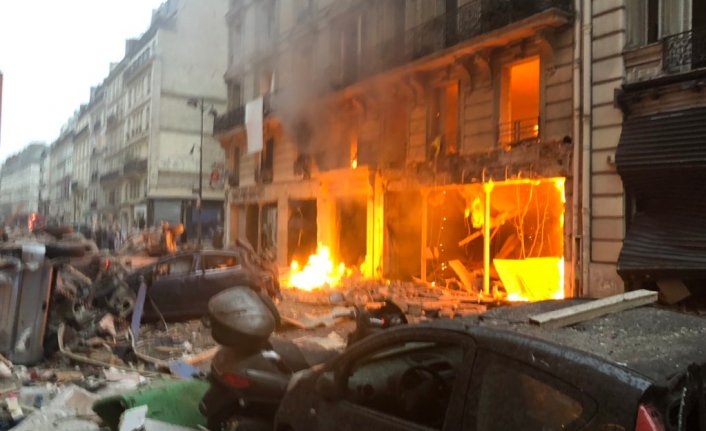 Fransa'nın başkentinde patlama