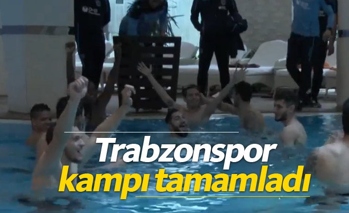 Trabzonspor kampı tamamladı
