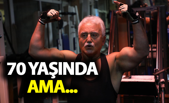70 yaşında ama gören hayran kalıyor
