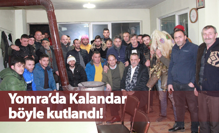 Yomra'da Kalandar böyle kutlandı!
