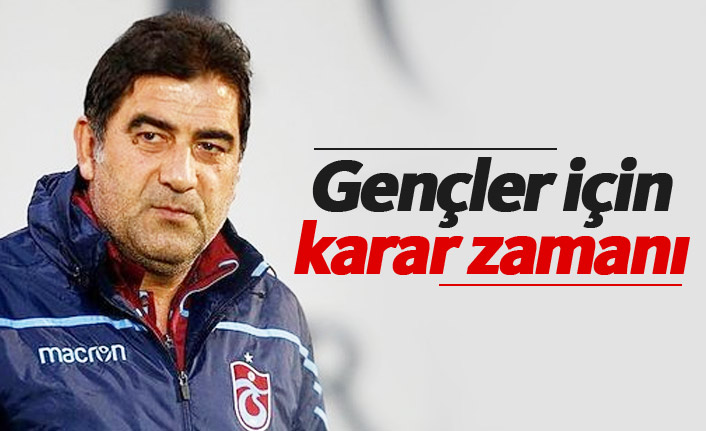 Trabzonspor'da gençler için karar zamanı