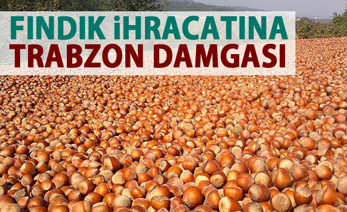 Fındık ihracatına Trabzon damgası