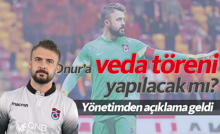 Trabzonspor Onur'a tören düzenleyecek mi?