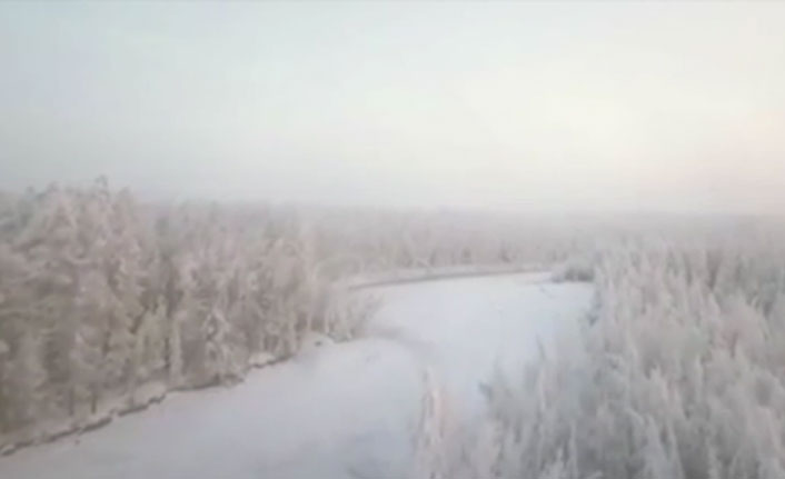 Eksi 67 derecede 50 kilometre koştu!