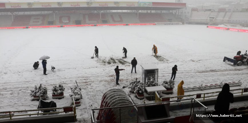 Boluspor - Galatasaray maçı ertelendi!