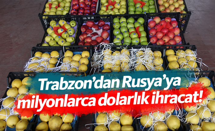 Trabzon'dan sevindiren ihracat rakamı