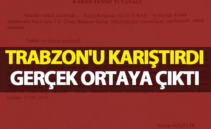 Trabzon'u karıştırdı - Gerçek ortaya çıktı