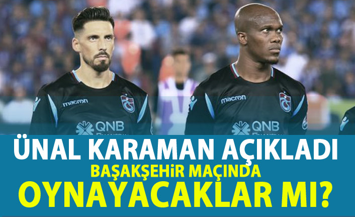 Sosa ve Nwakaeme Başakşehir maçında oynayacak mı? Açıklama geldi!