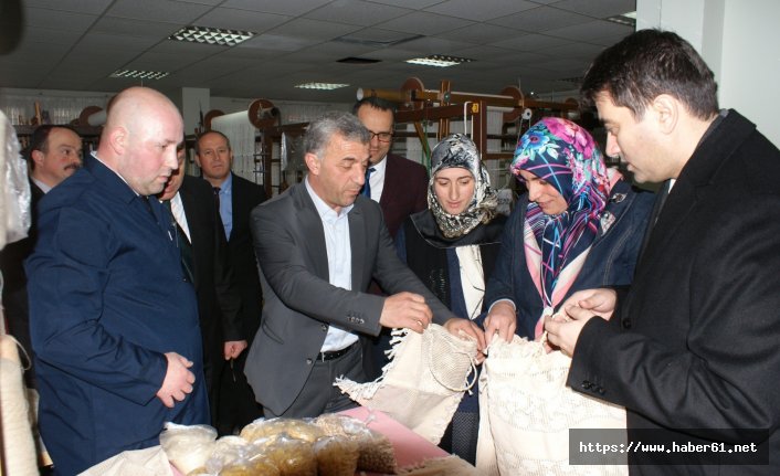 Çevre dostu ‘bez torba’ ürettiler 