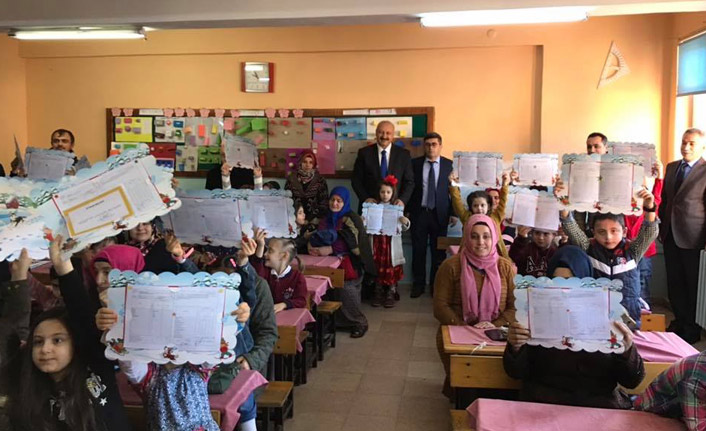 Araklı'da karne heyecanı