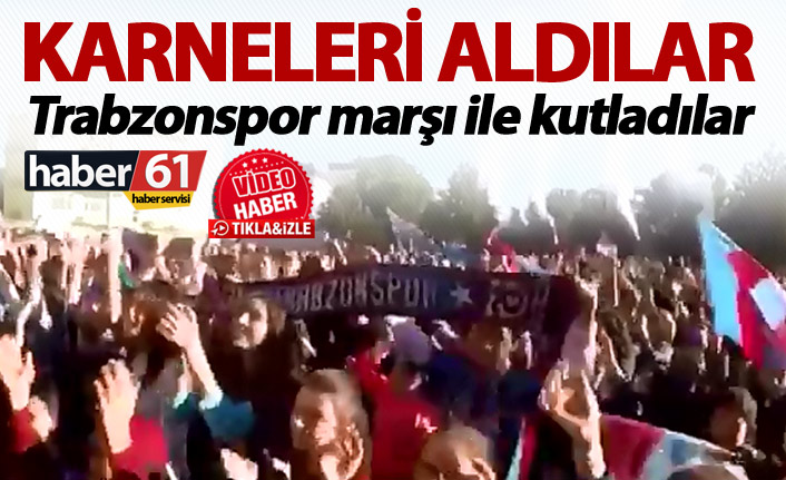 Karneleri aldılar – Trabzonspor marşı ile kutladılar