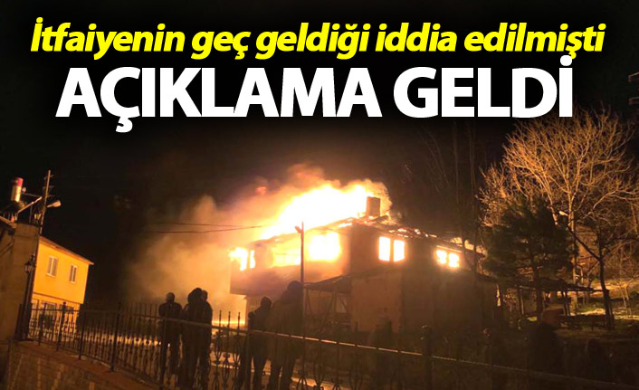 Trabzon'da Tonya'daki yangın haberlerine tepki