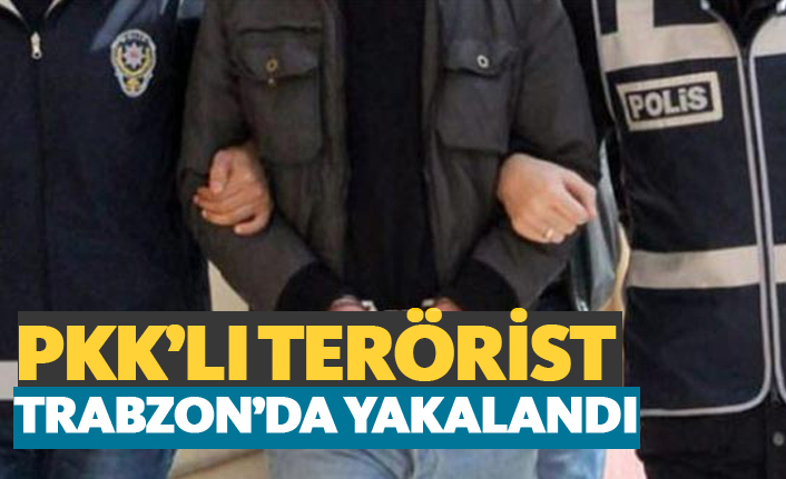 PKK'lı terörist Trabzon'da yakalandı