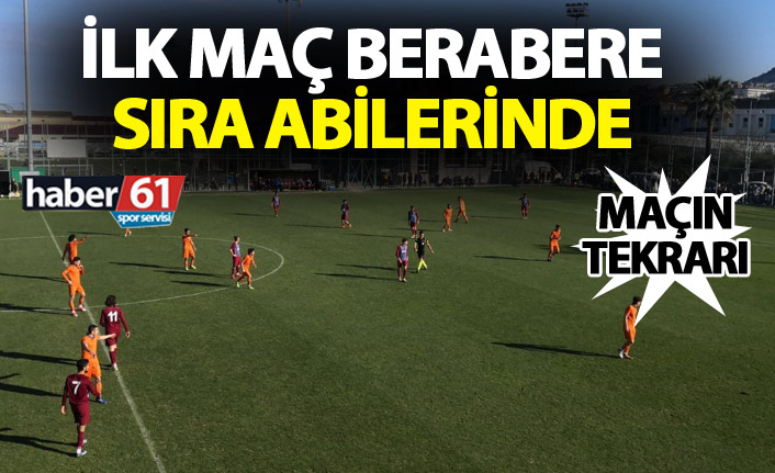 Trabzonspor U21 ile Başakşehir U21 Berabere