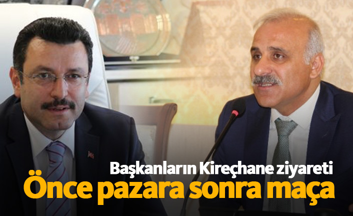 Başkanların Kireçhane’de pazar ziyareti