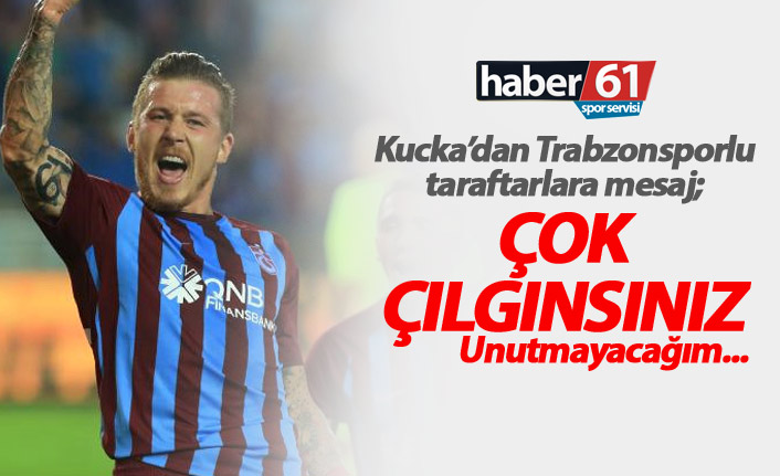 Juraj Kucka'dan Trabzonspor taraftarına mesaj