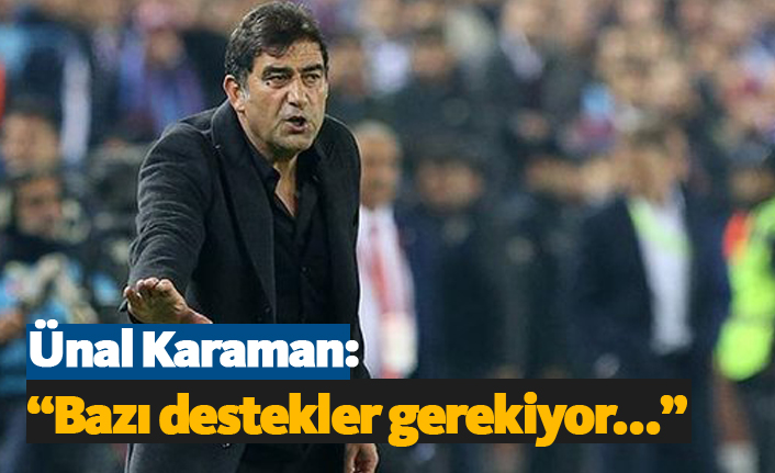 Karaman: “Kaybettik ama oyuncularımızın gayreti için teşekkür ediyorum”