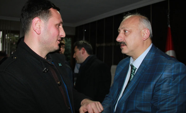 Araklı'da başkan Çebi gençlerle buluştu