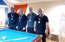 Trabzon'da bilardo turnuvası nefes kesti