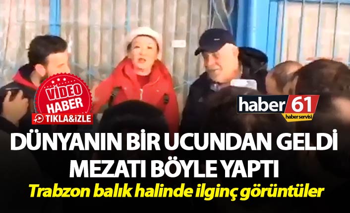 Dünyanın bir ucundan geldi mezatı böyle yaptı