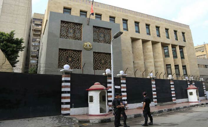 Büyükelçilik yakınlarında patlama!