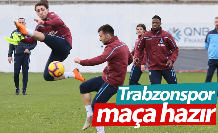 Trabzonspor Sivasspor maçı hazırlıklarını tamamladı.26-01-2019