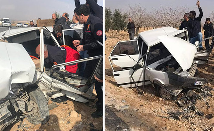 2 otomobil çarpıştı: 11 yaralı