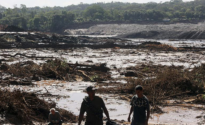 Brezilya'da çöken maden atık barajı