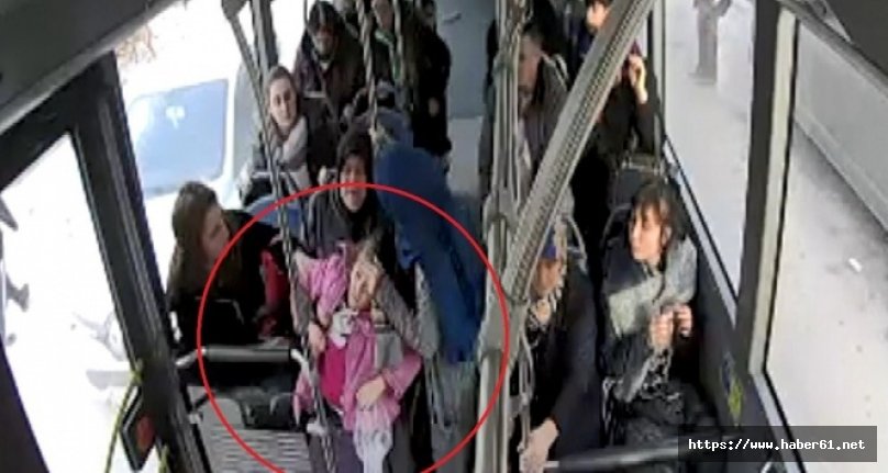  Bayılan çocuk için halk otobüsünü hastaneye sürdü