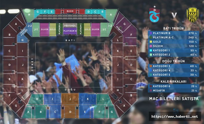 Trabzonspor - Ankaragücü maçı biletleri satışa çıktı