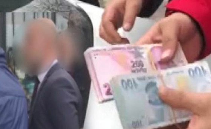 Müfettişlere rüşvet alırken suçüstü yapıldı