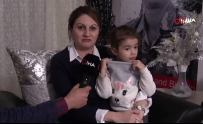 Şehidin çocuğu hasretini böyle gideriyor