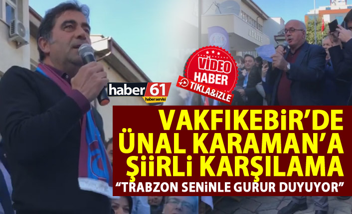 Ünal Karaman’a şiirli karşılama