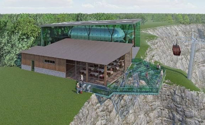 Uzungöl'de teleferik için imzalar atıldı