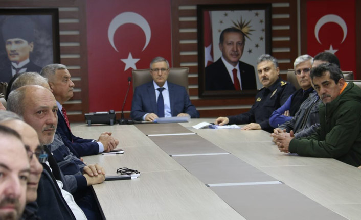 Giresun'da güvenlik toplantısı: olumsuz hava koşullarının trafik güvenliğini de etkilemesiyle ilgili olarak alınacak tedbirler
