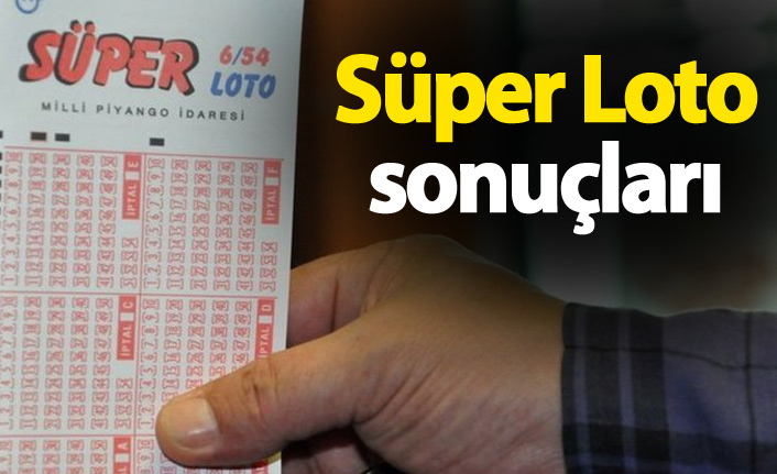 Süper Loto sonuçları! Süper Loto çekilişinde ne oldu?