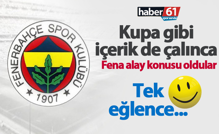 Fenerbahçe alay konusu oldu