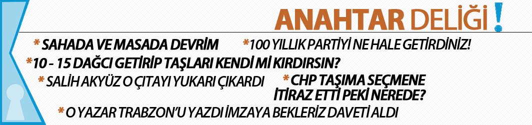 Anahtar Deliği 01.02.2019