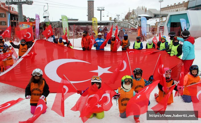  Palandöken'de sömestr yoğunluğu