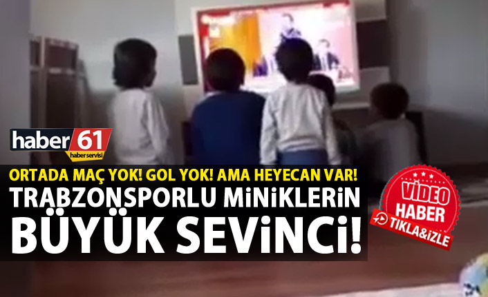 Trabzonsporlu miniklerin kura sevinci!