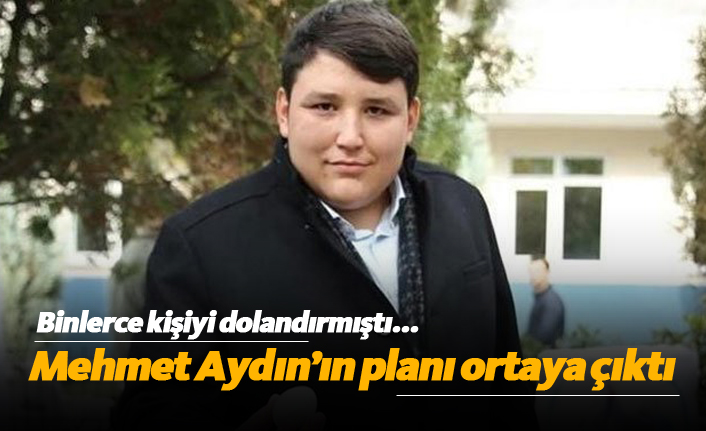 Mehmet Aydın'ın planı ortaya çıktı!