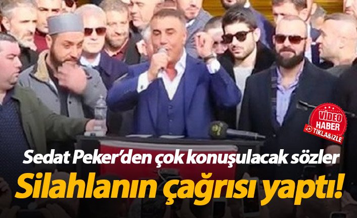 Sedat Peker'den silahlanın çağrısı!