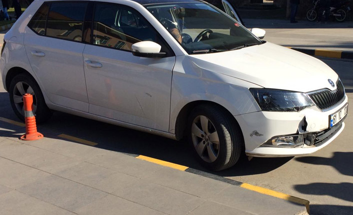 Ortahisar Atapark’ta Trafik Kazası: Motosiklet Sürücüsü Yaralandı