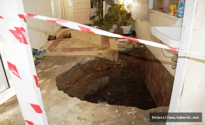 Abdest alırken çukura düştü